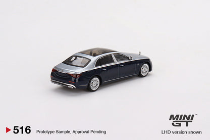 #516 - Mercedes-Maybach S680 (Cirrus Silver / Nautical Blue Metallic)