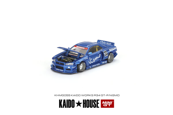 おもちゃ/ぬいぐるみMINI GT KAIDO スカイライン GT-R R34 NISMO チェイス