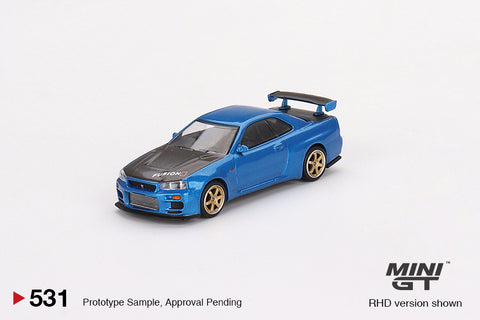 #531 - Nissan Skyline GT-R (R34) Top Secret (Bayside Blue)