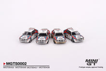 #455/456/457/458 - Lancia Delta HF Integrale Evoluzione 1992 Rally Monte Carlo Martini Racing (4 Cars Set)