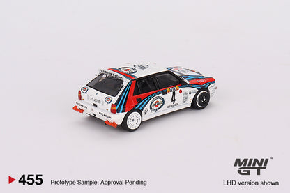 #455/456/457/458 - Lancia Delta HF Integrale Evoluzione 1992 Rally Monte Carlo Martini Racing (4 Cars Set)