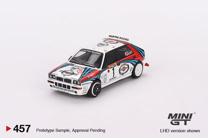 #455/456/457/458 - Lancia Delta HF Integrale Evoluzione 1992 Rally Monte Carlo Martini Racing (4 Cars Set)