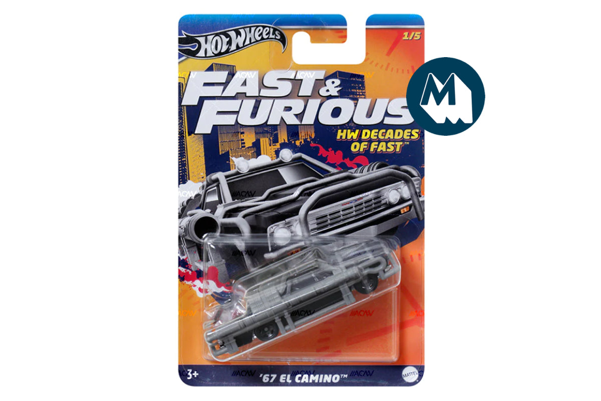 Hot Wheels Fast & Furious 2024 Mix 2 HW Decades of Fast / #1 - '67 El Camino with cannon attachments