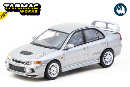 Mitsubishi Lancer GSR Evolution IV + Trading Cards (Silver)