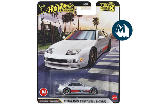 Hot Wheels Boulevard 2026 Mix 1: #141 - Nissan 300ZX Twin Turbo (Metalflake Silver)