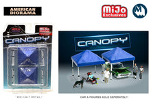 1:64 American Diorama 2 Pack Blue Canopy (AD-76517)