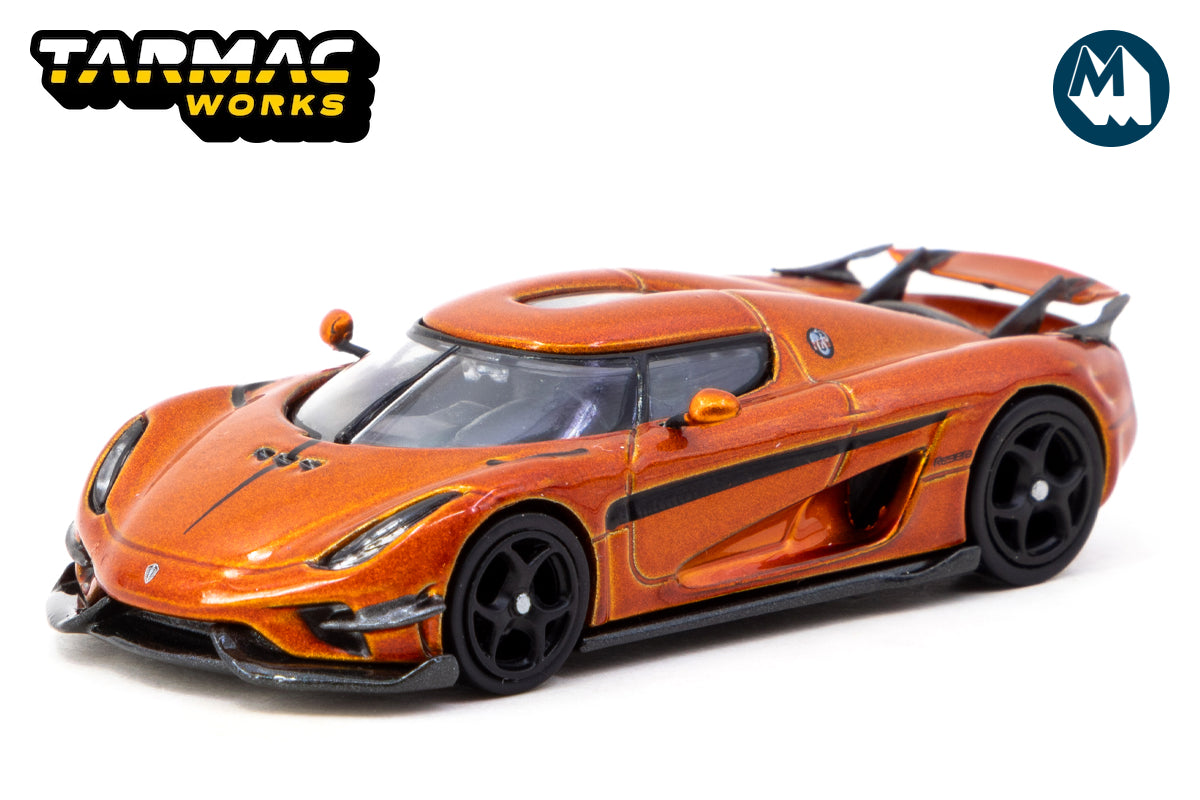 [Pre-Order] Koenigsegg Regera (Orange Metallic / Black Stripes)