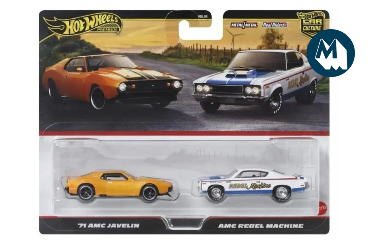 Car Culture Twin Pack - '71 AMC Javelin / AMC Rebel Machine - AMC