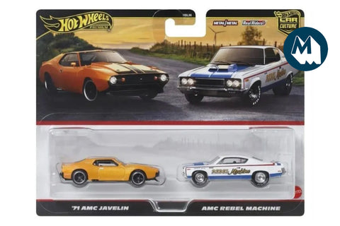 Car Culture Twin Pack - '71 AMC Javelin / AMC Rebel Machine - AMC