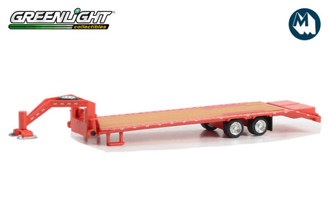 Gooseneck Trailer (Red with Red and White Conspicuity Stripes)