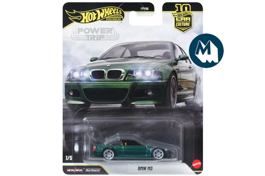 [Damaged] Hot Wheels Car Culture 2026 Mix 3 Power Trip / #1 - BMW M3 (Oxford Green)