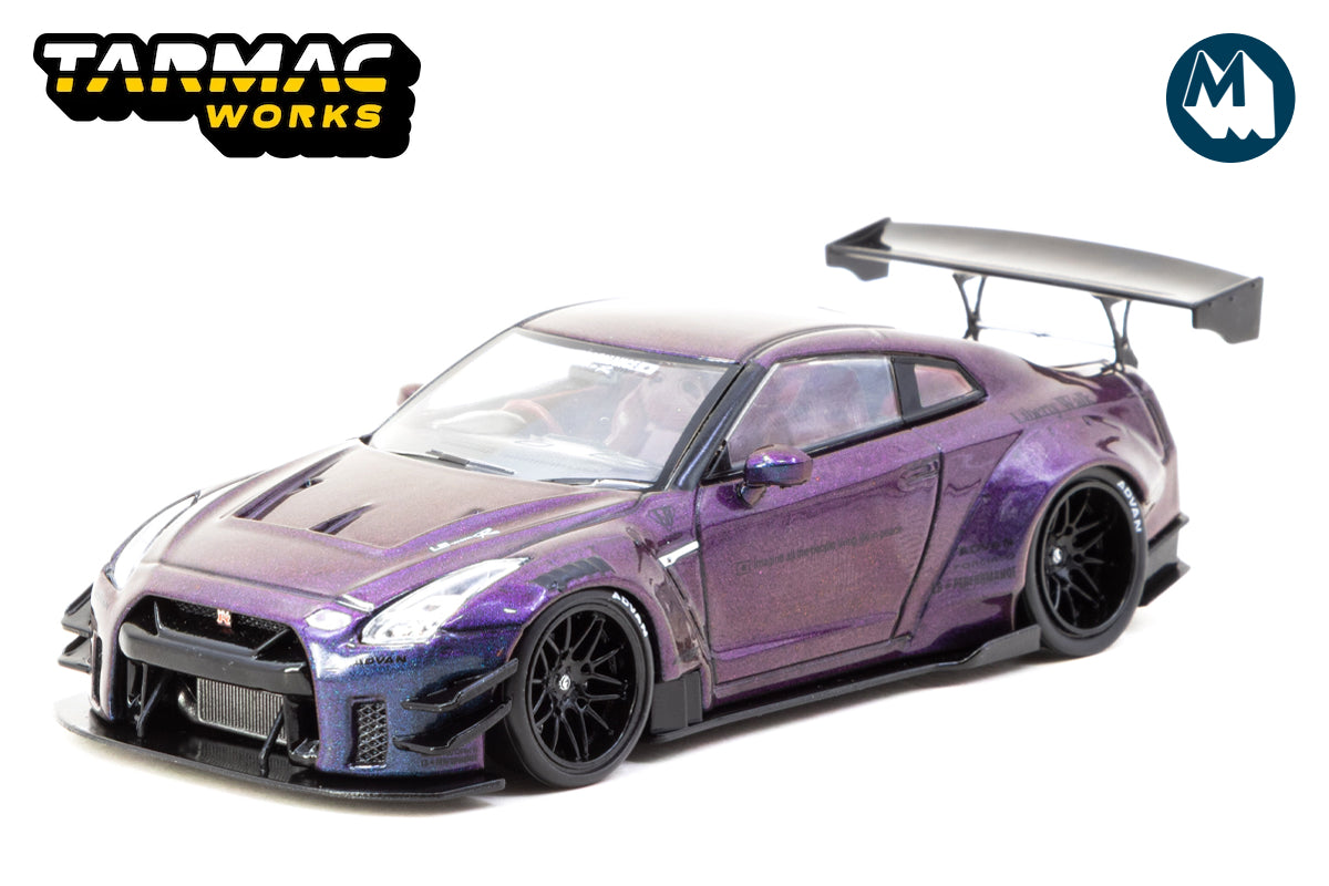 LB★Works Nissan GT-R Magic Purple 1/64 Pre-Order] LB-WORKS NISSAN GT-R R35 type 2 (Midnight Purple