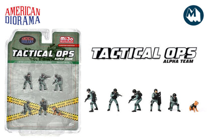 1:64 American Diorama - Tactical OPS "Police Alpha Team" (AD-2440MJ)