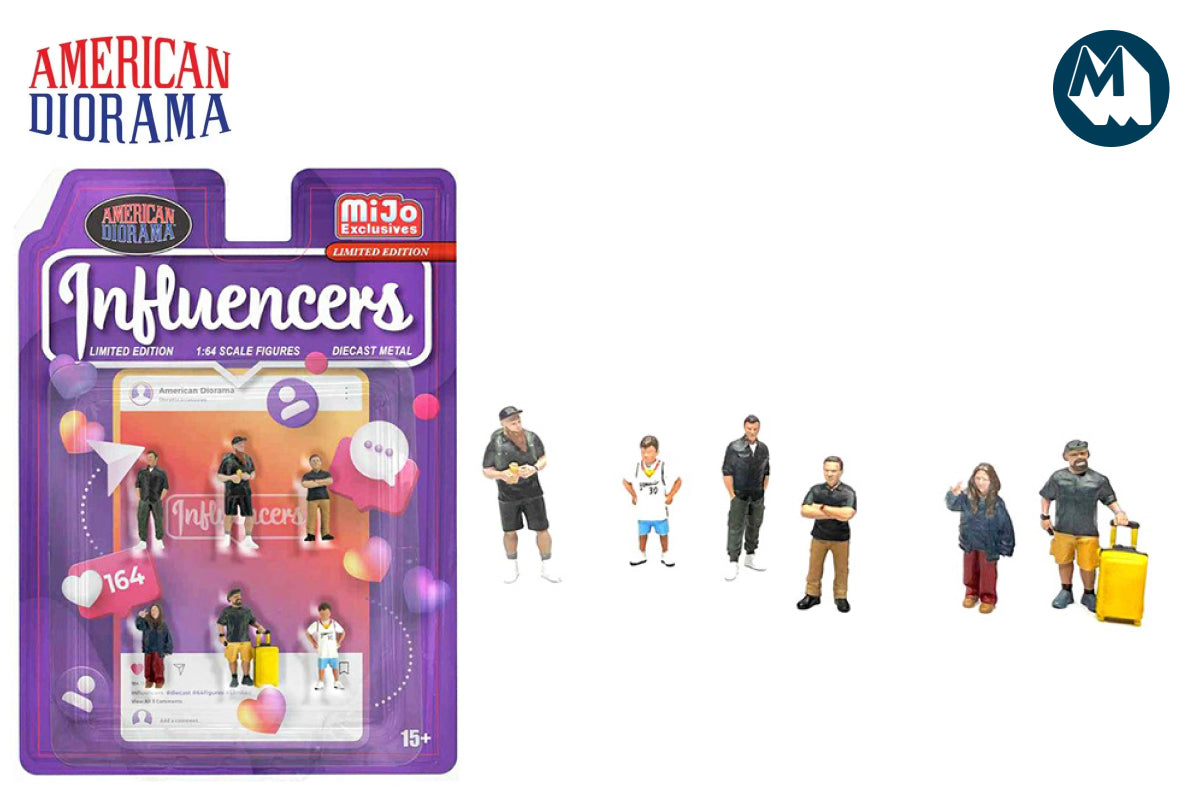 1:64 American Diorama Influencers Figure Set (AD-2433MJ)