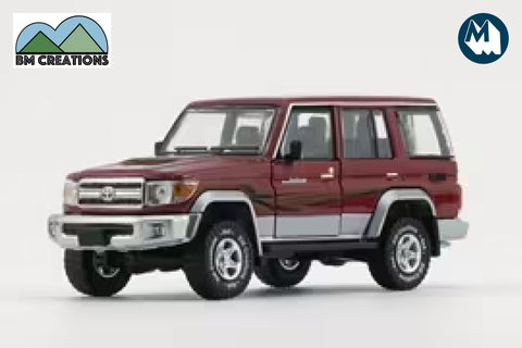 Lc76 Drawing Toyota Land Cruiser LC76 (Dark Red) – Modelmatic