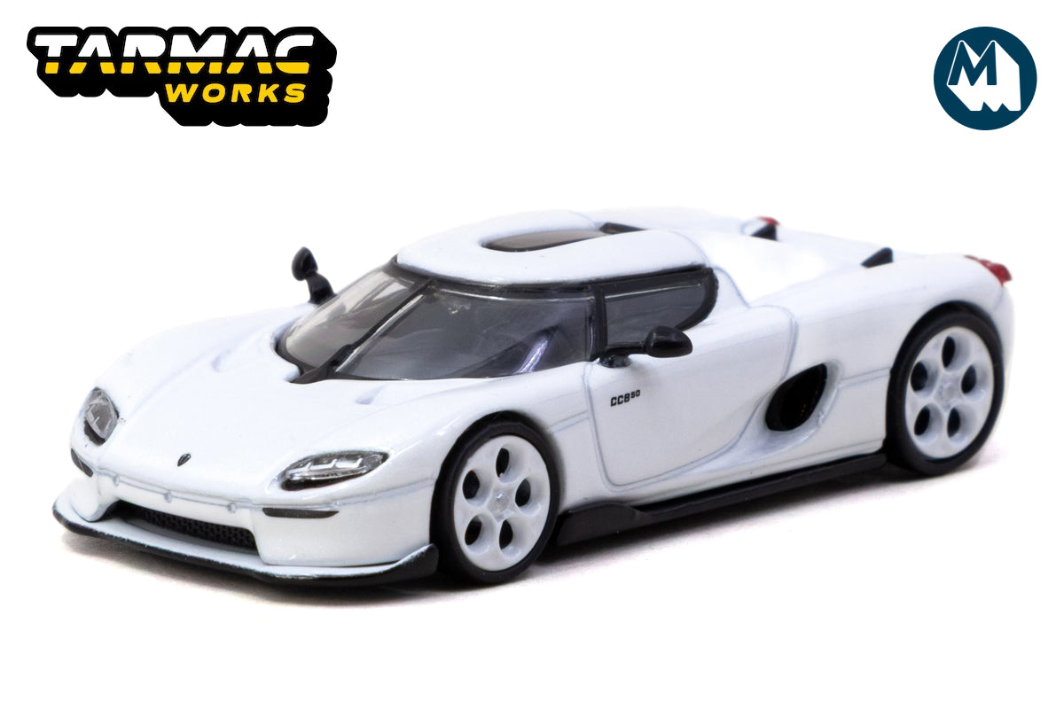 [Pre-Order] Koenigsegg CC850 + Trading Cards (White)