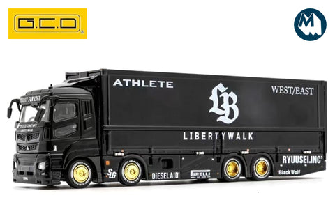 Liberty Walk LB-Trucks Mitsubishi Fuso Super Great Transporter - Athlete (Black)