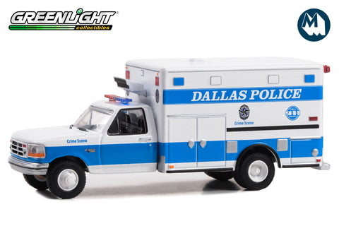 1992 Ford F-350 Ambulance - Dallas Police Crime Scene, Dallas Texas