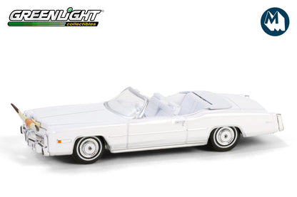 Boss Hogg's 1976 Cadillac Eldorado Convertible – White with Bull Horns Hood Ornament