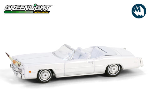 Boss Hogg's 1976 Cadillac Eldorado Convertible – White with Bull Horns Hood Ornament