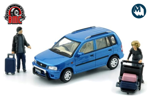 1994 Mazda Demio (Metro) with figures (Blue)
