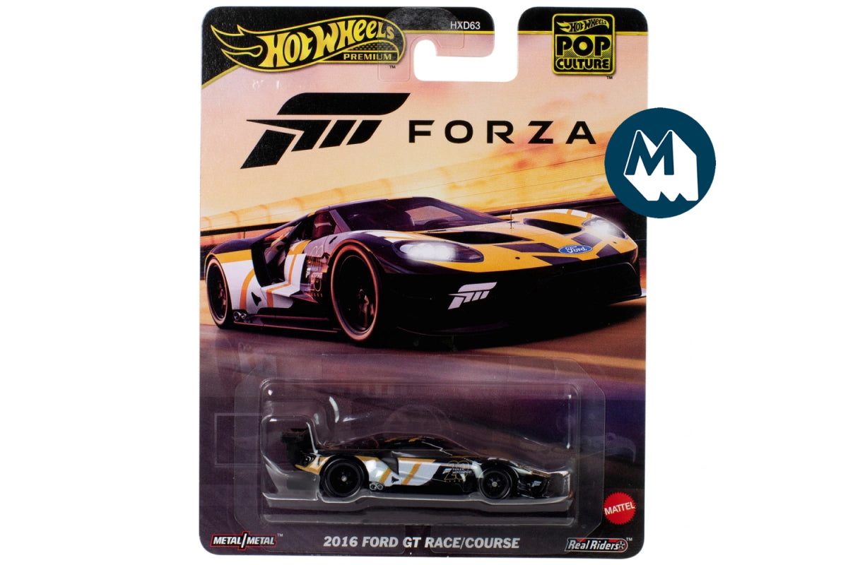 [Damaged] Hot Wheels Pop Culture 2025 Mix 5 / 2016 Ford GT Race - Forza