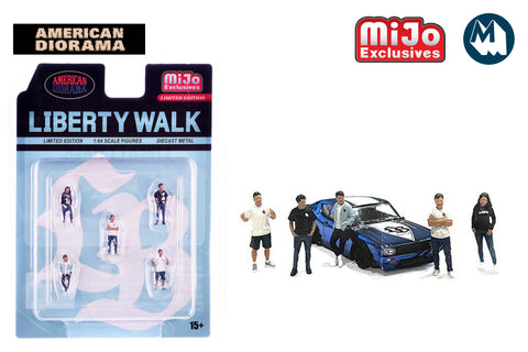 1:64 American Diorama "Liberty Walk" Team Set (AD-2415)