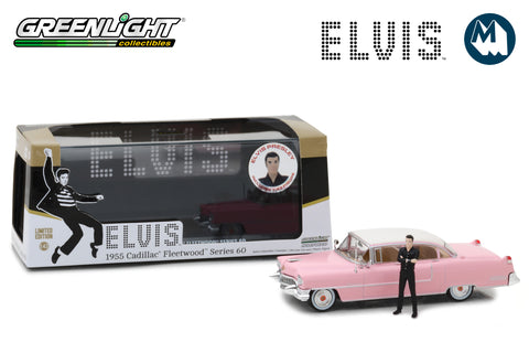 1 43 Elvis Presley 1955 Cadillac Fleetwood Series 60 Pink Cadilla Modelmatic