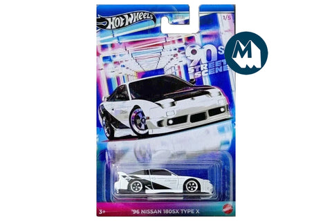 #1 - '96 Nissan 180SX Type X (White) / '90s Street Scene