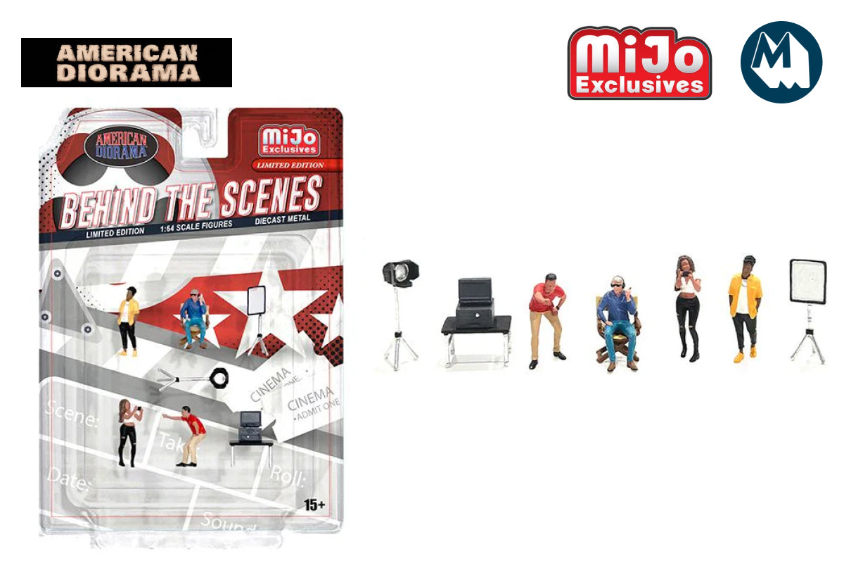 [Pre-Order] 1:64 American Diorama Behind the Scenes Figure Set (AD-2426MJ)