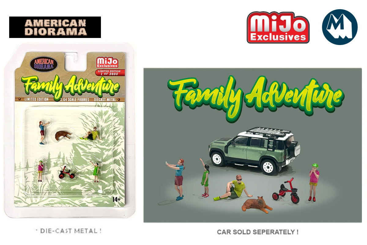 1:64 American Diorama Family Adventure (AD-76513)