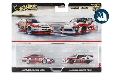 Car Culture Twin Pack - Nissan 240SX (S14) / Nissan Silvia (S15) - Nissan Silvia