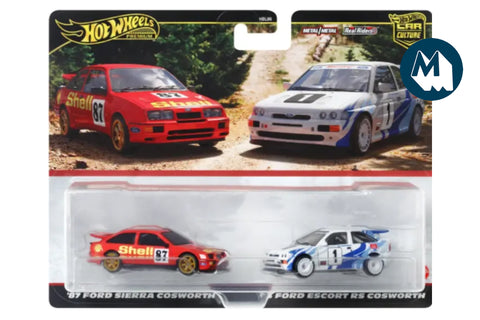 Car Culture Twin Pack - '87 Ford Sierra Cosworth / '93 Ford Escort RS Cosworth - Ford Rally