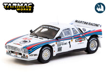 Lancia 037 Rally + Trading Cards - Rally Monte Carlo 1983 Winner, W. Rohrl / C. Geistdorfer