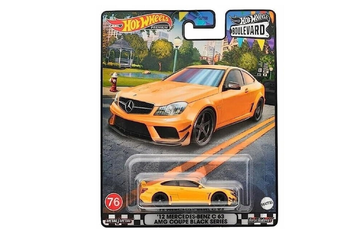 Hot Wheels Boulevard 2023 / #076 - '12 Mercedes-Benz C 63 AMG Coupe Black Series