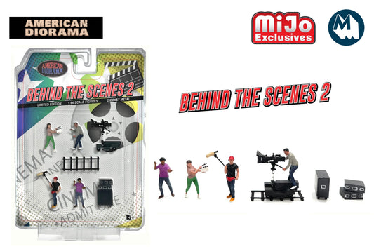 [Pre-Order] 1:64 American Diorama Behind the Scenes #2 Figure Set (AD-2428MJ)