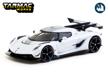 Koenigsegg Jesko Attack + Trading Cards - Lamley Special Edition (White)