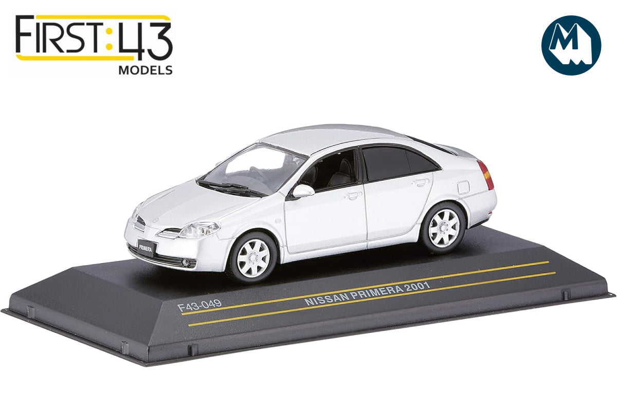 [Damaged] 1:43 - 2001 Nissan Primera (Silver)