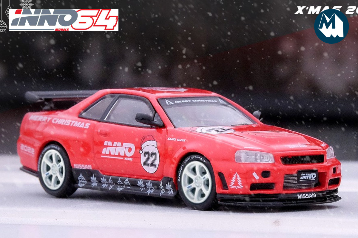 Nissan Skyline GT-R (R34) - X-Mas 2022 Special Edition with Santa Figure