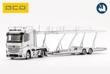 1:64 Mercedes-Benz AMG Actros Auto Transporter (Silver)