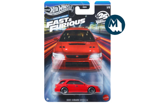 Hot Wheels Fast & Furious 2026 Mix 2 Dream Lineup / #1 - 1999 Subaru Impreza (Red)