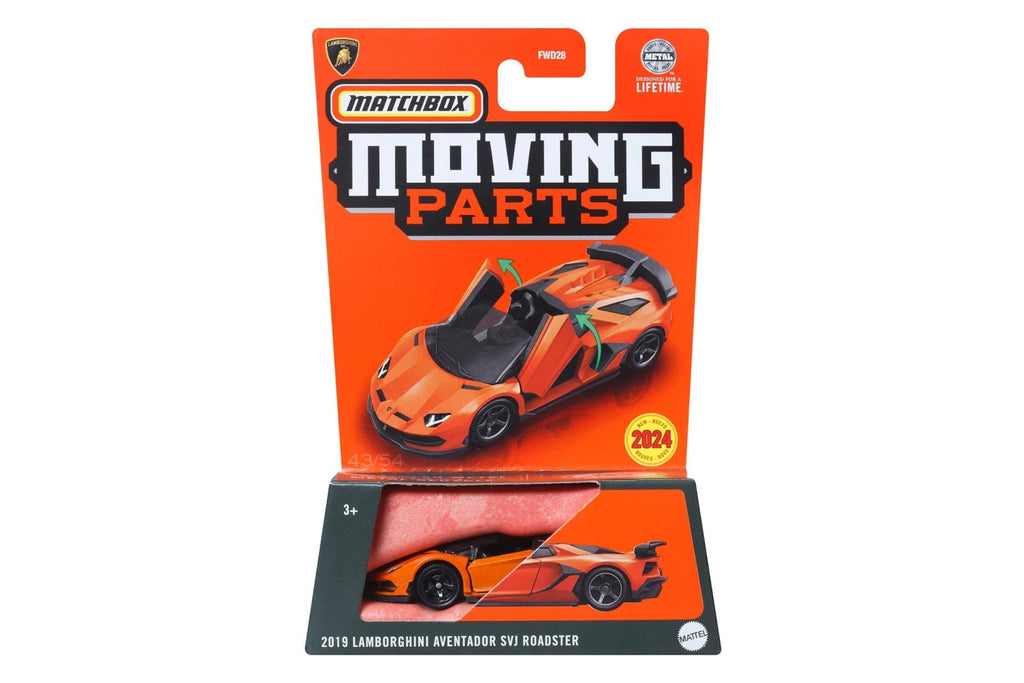 2024 #43 - 2019 Lamborghini Aventador SVJ Roadster (Orange) – Modelmatic