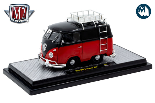 1:24 - 1960 VW Delivery Van (Black & Red)