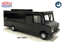 1:64 American Diorama Food Truck - Plain Black Truck (AD-70201)