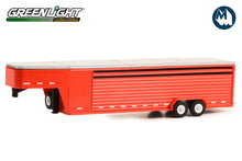 26-Foot Continuous Gooseneck Livestock Trailer (Red)
