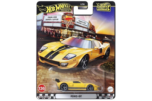 Hot Wheels Boulevard 2025 Mix 5: #136 - Ford GT (Speed Yellow Clearcoat)