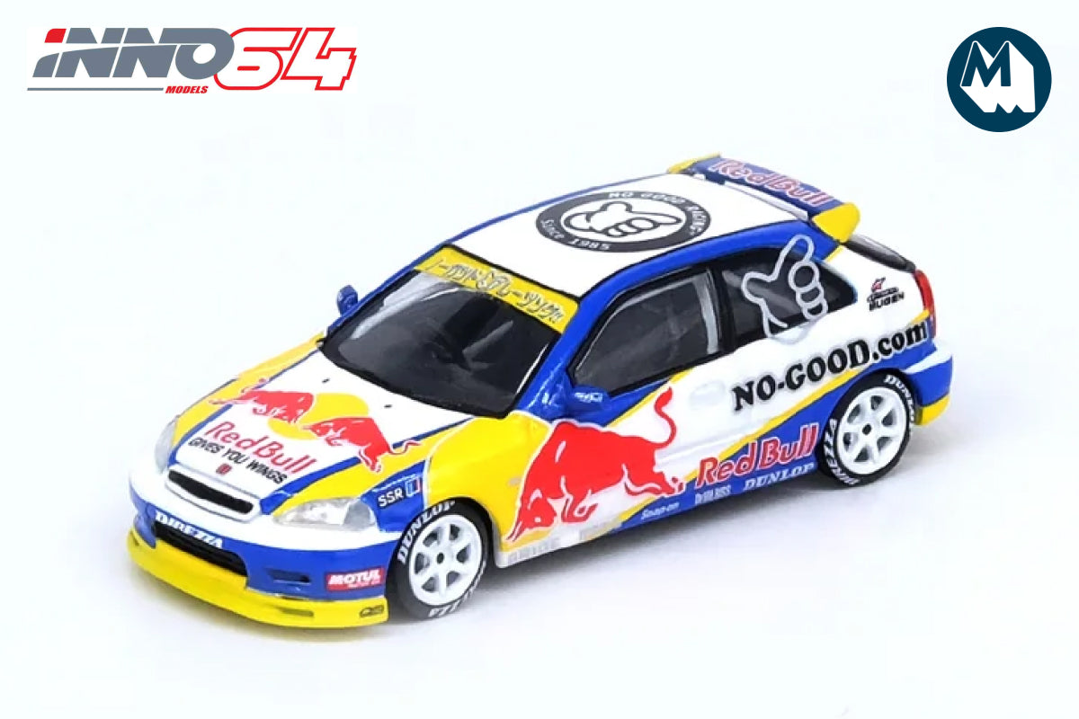 Honda Civic EK9 "No Good Racing" Red Bull Livery