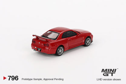 #796 - Nissan Skyline GT-R (R34) V-Spec (Active Red)
