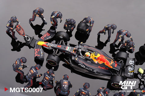 Oracle Red Bull Racing RB18 #1 Max Verstappen 2022 Abu Dhabi GP Pit Crew Set