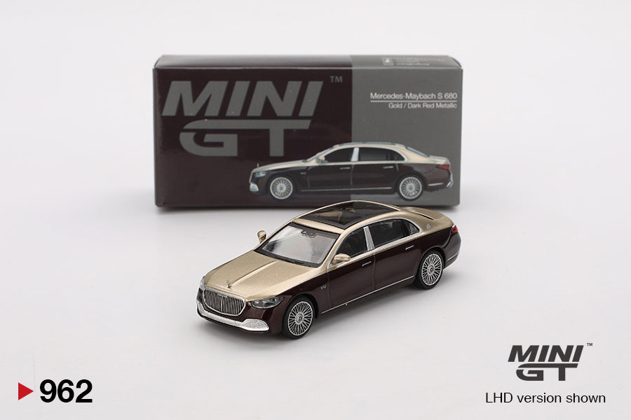 #962 - Mercedes-Maybach S 680 (Gold / Dark Red Metallic)